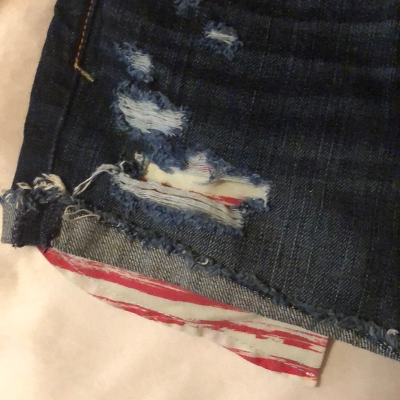 American Eagle Flag Shorts - Picture 2 of 5